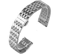 SXSWCH Watch Bands Cinp Regolabile in acciaio inossidabile Mesh Sostituzione Watch Band traspirante e impermeabile 14 mm (colore: 21 mm)