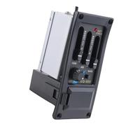 SXTYOPT Pickup Chitarra Acustica Equalizzatore piezoelettrico a Tre Bande di preamplificazione con Pickup a Sella per Mancini EQ 505 per Chitarra Acustica