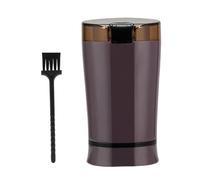 SXTYYH Elettrico Frantoio for Pillole, Acciaio Inossidabile Taglia Pastiglie for Caffè, Medicinali, Compresse Vitaminiche Macinino for Pillole for Pillole Piccole E Grandi(Brown)