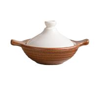 SXTYYH Pentola Tajine Con Coperchio, Tajine Terracotta Marocchina for Cucinare Fatta A Mano Casseruola for Cuocere Lentamente Carni, Verdure E Piatti Aromatici Speziati(260ML)