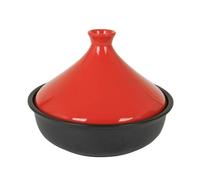 SXTYYH Pentola Tajine for Cucinare Alta Qualità Tajine Terracotta Marocchina for Una Distribuzione Uniforme Del Calore Casseruola Con Coperchio Affusolato(Red)