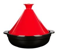 SXTYYH Pentola Tajine for Cucinare Casseruola Tajine Terracotta Marocchina for Cuocere A Fuoco Lento, Brasare, Cucina Tradizionale Nordafricana(Red)