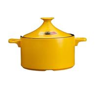 SXTYYH Pentola Tajine for Cucinare Tajine Terracotta Marocchina for Couscous, Tagine E Pasti Sani, Casseruola Cucina(Giallo)