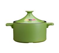 SXTYYH Pentola Tajine for Cucinare Tajine Terracotta Marocchina for Couscous, Tagine E Pasti Sani, Casseruola Cucina(Verde)