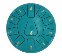 SXTYYH Tongue Drum 8 Pollici 11 Note Strumento Musicale Strumento A Percussione Handpan Tamburo D'Acciaio, Tamburo A Pioggia Con Mazzette for Tamburi Borsa Da Trasporto(Blu)
