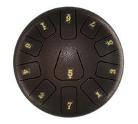 SXTYYH Tongue Drum 8 Pollici 11 Note Strumento Musicale Strumento A Percussione Handpan Tamburo D'Acciaio, Tamburo A Pioggia Con Mazzette for Tamburi Borsa Da Trasporto(Bronze)