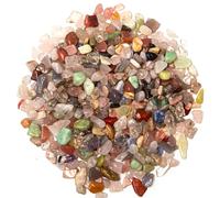 Sxutop 800G Mix di Gemme 9-12mm Colorati Pietre Semipreziose per Bambini Naturali Piccole Pietre Preziose Irregolari Pietre Decorative per Gioco di Pietre Preziose Compleanno dei Bambini