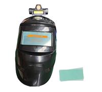 sxvbdway Casco per saldatura con oscuramento automatico, copertura per saldatura resistente al calore fino a 130 °C, lente LCD per saldatura ad arco, MIG/TIG, copricapo regolabile e luce LED B