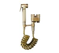SXWYLZ Doccino Bidet Kit Doccetta Esterno per Wc e Bidet a Parete un Ingresso Due Uscite Adatto per lo Scarico di Wc e Bagni per Animali Domestici, Colore Antico