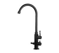 SXWYLZ Doppio Rubinetto Giardino Rubinetti Esterno Antigelo con Deviatore da 1/2 Rubinetto Acqua Fredda Girevole a 360° Doppia Maniglia,Nero