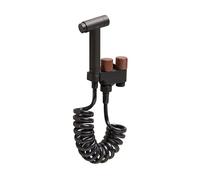 SXWYLZ Kit Doccino per Bidet Wc Doccetta per Bidet Wc Uno in Due Fuori Adatto per la Pulizia del Bagno Doccia Privata,Nero