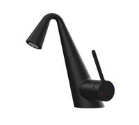 SXWYLZ Rubinetto Lavabo con Doccetta Estraibile x Bagno Miscelatore Lavabo Girevole a 360° Rubinetto Bagno a 2 Modalità Maniglia Singola Calda e Fredda,Nero