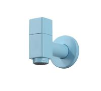 SXWYLZ Rubinetto Lavabo Solo Acqua Fredda Rubinetto Lavello Cucina a Parete Rubinetti in Ottone per Mop Pool, Maniglia Singola, Colori Caramella,Blu