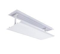 SXYCKRUI Deflettore Condizionatore Regolabile, Deflettori Condizionatori Anti-Flusso per Pareti Laterali, Bocchette e Griglie a Soffitto(90x30cm/35x12in)