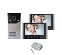 SXYGYWA Videocamera Campanelli Di Interfono WiFi Da 7 Pollici Videocitofono Di Interfono Luce Bianca Visione Notturna Campanello Telecamera Telefono App Sblocco Remoto(V7022B-WIFI-MAS-2)