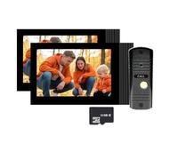 SXYGYWA Videocamera Campanelli Di Videocitofono 1080P Smart Wifi Wirelss Tuya Videocitofono Monitor Da 7 Pollici Rilevamento Del Movimento For Casa Villa Appartamento(2 Monitors 1 Panel)