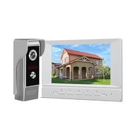 SXYGYWA Videocamera Campanelli Di Videocitofono WIRED 7 Pollici Videocitofono Kit Porta Campanello Supporto Sblocco Monitoraggio For Villa Home Office Apartment