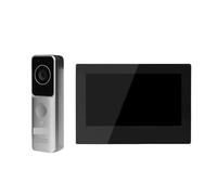 SXYGYWA Videocamera Campanelli Kit Videocitofono IP PoE, Di Monitoraggio Video Wi-Fi Intelligente, Campanello Con Schermo Da 7 Pollici