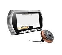 SXYGYWA Videocamera Campanelli Telecamera For Spioncino For Porta Digitale Di Sicurezza Domestica For Videoregistrazione 4.3HD Spie For Visione Notturna IR Movimento PIR Nessun Disturbo Campanello