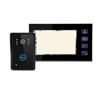 SXYGYWA Videocamera Campanelli Videocitofono Cablato 7 "Touch Screen Monitor Camera Citofono Campanello For Casa Villa Building Apartment(A)