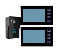 SXYGYWA Videocamera Campanelli Videocitofono Cablato 7 "Touch Screen Monitor Camera Citofono Campanello For Casa Villa Building Apartment(B)