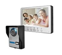 SXYGYWA Videocamera Campanelli Videocitofono Cablato Da 7" Videocitofono Citofono Campanello Citofono For Telecamera IR For Appartamento Domestico(C KIT)