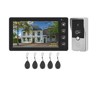 SXYGYWA Videocamera Campanelli Videocitofono Cablato For Citofono Esterno Domestico Con Schermo Da 7 Pollici Monitor Street Campanello Pannello Di Chiamata RFID(Internal power)