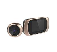 SXYGYWA Videocamera Campanelli Videocitofono LCD Digitale Da 2,8 Pollici Spioncino Spioncino Telecamera Di Monitoraggio Degli Occhi Della Porta Campanello A 90 Gradi(Rose Gold)
