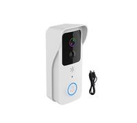 SXYGYWA Videocamera Campanelli Videocitofono Senza Fili Videocitofono Visivo Digitale WIFI Guardia Elettronica Impermeabile Telecamera Di Sicurezza Domestica 1080P(T32-W2 Add 32G TF Card)