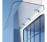 SXYHCK Copertura Trasparente Finestra, Tettoia In Policarbonato Per Porta D’ingresso, Tenda Da Sole Arco Per Finestre Veranda Patio Protezione Pioggia Neve Sole