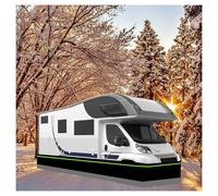 SXYKXYDL Faldón para caravana sin necesidad de taladrar, Ideal para El Invierno. Faldón de 0,8 m de altura, Resistente al Viento y la Nieve, apto para caravanas de Hasta 18 m (59 Pies).