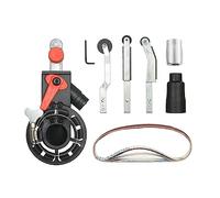 SXYKXYDL Levigatrice elettrica Multifunzione Mini levigatrice Fai da Te Adattatore per Nastro abrasivo Lima a Nastro Levigatrice a Nastro per smerigliatrice angolare elettrica da 100 mm 4" (M14)