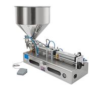 SXYKXYDL Riempitrice pneumatica Automatica per Pasta con Imbuto per Un confezionamento efficiente di Ketchup, Miele e liquidi a Bassa viscosità