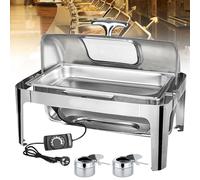 SXYKXYDL Scaldavivande a Torre per Buffet, 9L e 13L, in Acciaio Inox, per Riscaldare i Piatti, Riscaldamento Elettrico e Riscaldamento a 180° (Dimensioni: 9L)
