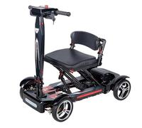 SXYKXYDL Scooter Elettrico Pieghevole Semplice per Anziani con Batteria al Litio, in Fibra di Carbonio, Leggero, per la casa, per Anziani, con Batteria