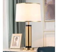 SXYSXYSXY Camera da letto lampada da comodino americano Decorativo Con paralume in tessuto Design creativo Moderno E27 Lampada da tavolo per figli soggiorno Hotel,Bianca