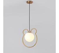 SXYSXYSXY Lampada a Sospensione Moderno Figli Camera da Letto Nordico Lampada da Sala da Pranzo Lampada Sospesa Bicchiere per Soggiorno Isola della Cucina soppalco lampadario e27*1 Ø24*28 cm