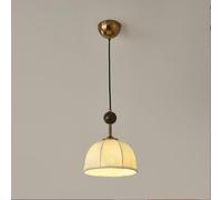 SXYSXYSXY Lampada a sospensione Stile francese Vintage Legno Moderno Nordico Lampada da sala da pranzo E27 Lampadario Corridoio Camera da letto Cucina 20 * 24,5 cm