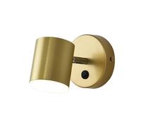 SXYSXYSXY Lampade da parete Con interruttore al chiuso LED 6W Moderno 3000K/4500K/6000K decorazione Lampada da comodino Per Soggiorno Camera da letto bagno Corridoio asilo,D'oro
