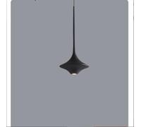 SXYSXYSXY LED Camera da letto nordica Comodino Lampada a sospensione Design creativo moderno Resina 3000K Sala da pranzo Soggiorno Loft 15 * 35cm,Nero
