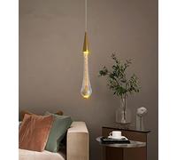 SXYSXYSXY LED cristallo Camera da letto comodino lampada a sospensione moderno creativo disegno 3W minimalismo Luce calda 3000K lampadario soggiorno cucina sala da pranzo scale Ø6*28cm