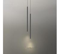 SXYSXYSXY LED Minimalismo Lampada a sospensione Camera da letto Comodino Nero Moderna a doppia testa Lampada da soffitto 6W Luce neutra 4500K per Soggiorno