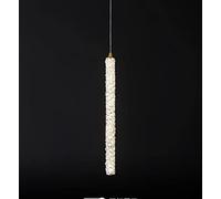 SXYSXYSXY Moderno Cristallo Lampada a Sospensione LED Nordico Comodino Camera da Letto Lampada Sospesa 10 W Luce Calda 3000K per Soggiorno Isola della Cucina soppalco plafoniera 5 * 43 cm