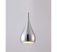 SXYSXYSXY Moderno Metallo lampada a sospensione nordico disegno lampada da sala da pranzo comodino Camera da letto per soggiorno isola della cucina soppalco lampadario E27,Argento