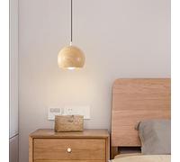 SXYSXYSXY Moderno nordico Lampada a sospensione venatura del legno disegno comodino Camera da letto soggiorno isola della cucina soppalco sala da pranzo illuminazione ambientale