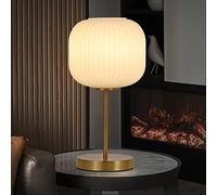 SXYSXYSXY Nordic Bicchiere Lampada da Tavolo Moderno Camera da Letto Lampada da Comodino Decorativo Vintage ▾ Design Creativo E27 Lampada da scrivania Soggiorno Hotel Caffetteria Ø20*40 cm