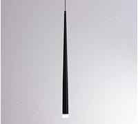SXYSXYSXY Nordic Minimalismo Lampada a Sospensione LED Moderno Disegno 5W Dimmerabile 3000K/4500K/6000K Camera da Letto Comodino Lampada Sospesa lampadario Cucina Sala da Pranzo Ø3*55cm,Nero