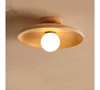 SXYSXYSXY Stile Giapponese di Legno Plafoniere Moderno Nordico Balcone Lampada da corridoio Creativo Design G9 Lampada da soffitto lampade da Cucina Balcone Iscrizione Scale plafoniera 28 * 15 cm