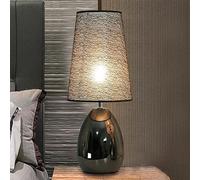 SXYSXYSXY Vintage ▾ Lampada da comodino Creativo Arte Lampada da tavolo Moderno Presa E27 Lampada da scrivania Camera da letto Soggiorno Caffetteria Decorativo D22*H53CM,Nero