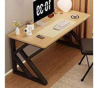 SXZenSpace Scrivania da Ufficio in Stile Rustico, scrivania direzionale Robusta con Sistema di Gestione dei Cavi, postazione di Lavoro per scrittori e Artigiani, Ideale per Ufficio Domestico,